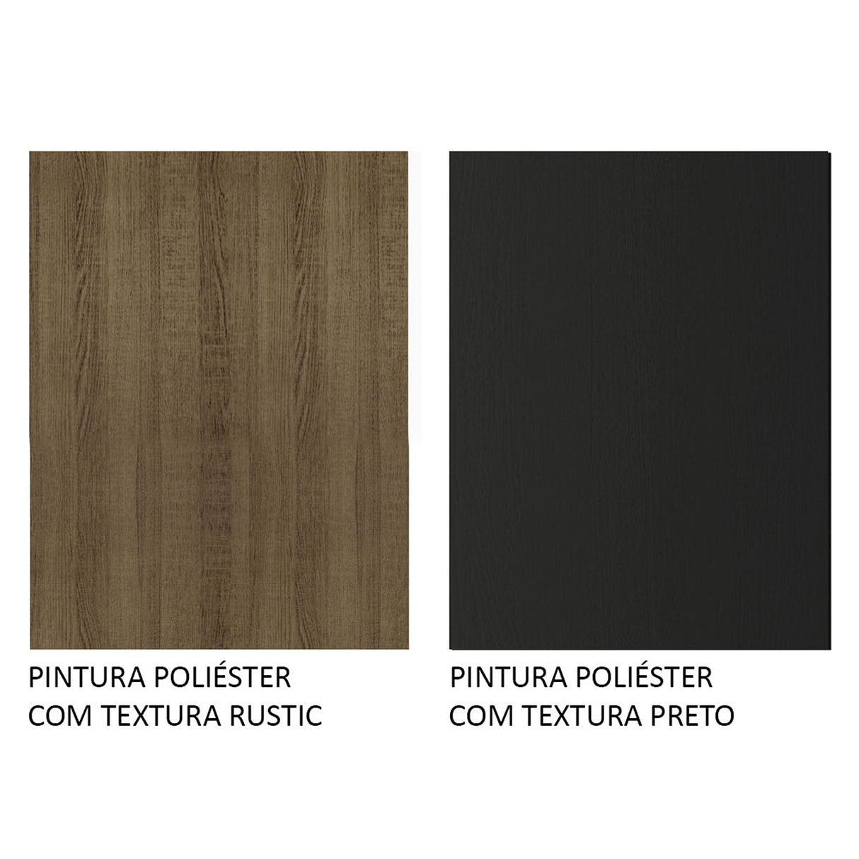 Cocina Integral Emilly Sky Marron y Negro 201x186cm con Mesón y sin Pozuelo - COCINAS | Bylmo
