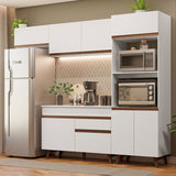 Cocina Integral Reims Blanco 260x210cm Moderna y Funcional - COCINAS | Bylmo