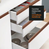 Cocina Integral Reims Blanco 330x210cm con Mesón y sin Pozuelo - COCINAS | Bylmo