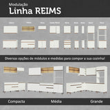 Mueble Inferior de Cocina Reims Blanco 120x83cm con Mesón de Madera - MUEBLES INFERIORES DE COCINA | Bylmo
