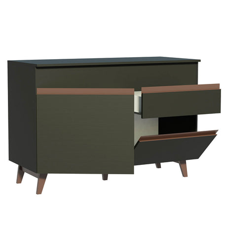 Mueble Inferior de Cocina Reims Negro 120x83cm con Mesón de Madera - MUEBLES INFERIORES DE COCINA | Bylmo