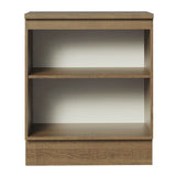 Mueble Inferior de Cocina Agata Marron y Crema 70x84cm con Mesón de Madera y Dos Puertas - MUEBLES INFERIORES DE COCINA | Bylmo