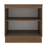 Mueble Inferior de Cocina Agata Marron y Crema 80x84cm con Mesón de Madera y Dos Puertas - MUEBLES INFERIORES DE COCINA | Bylmo