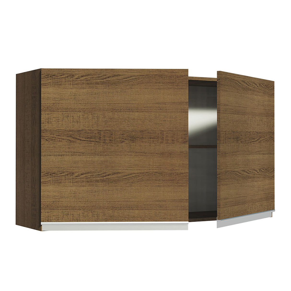 Mueble Superior de Cocina Glamy Marron 120x66cm con Dos Entrepaños - MUEBLES SUPERIORES DE COCINA | Bylmo