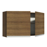 Mueble Superior de Cocina Glamy Marron 120x66cm con Dos Entrepaños - MUEBLES SUPERIORES DE COCINA | Bylmo