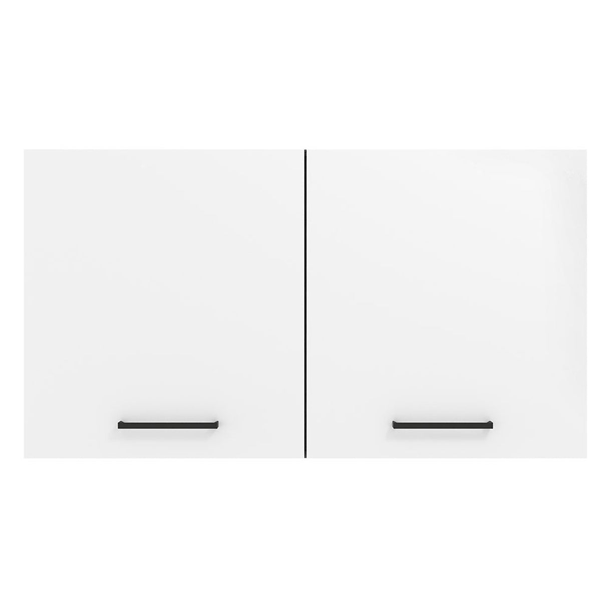 Mueble Superior de Cocina Agata Marron y Blanco 120x66cm con Dos Entrepaños - MUEBLES SUPERIORES DE COCINA | Bylmo