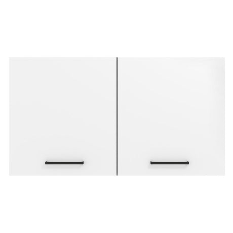 Mueble Superior de Cocina Agata Marron y Blanco 120x66cm con Dos Entrepaños - MUEBLES SUPERIORES DE COCINA | Bylmo