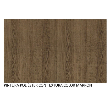 Mueble Superior de Cocina Emily Marron 105x49cm con Puertas Traslúcidas - MUEBLES SUPERIORES DE COCINA | Bylmo