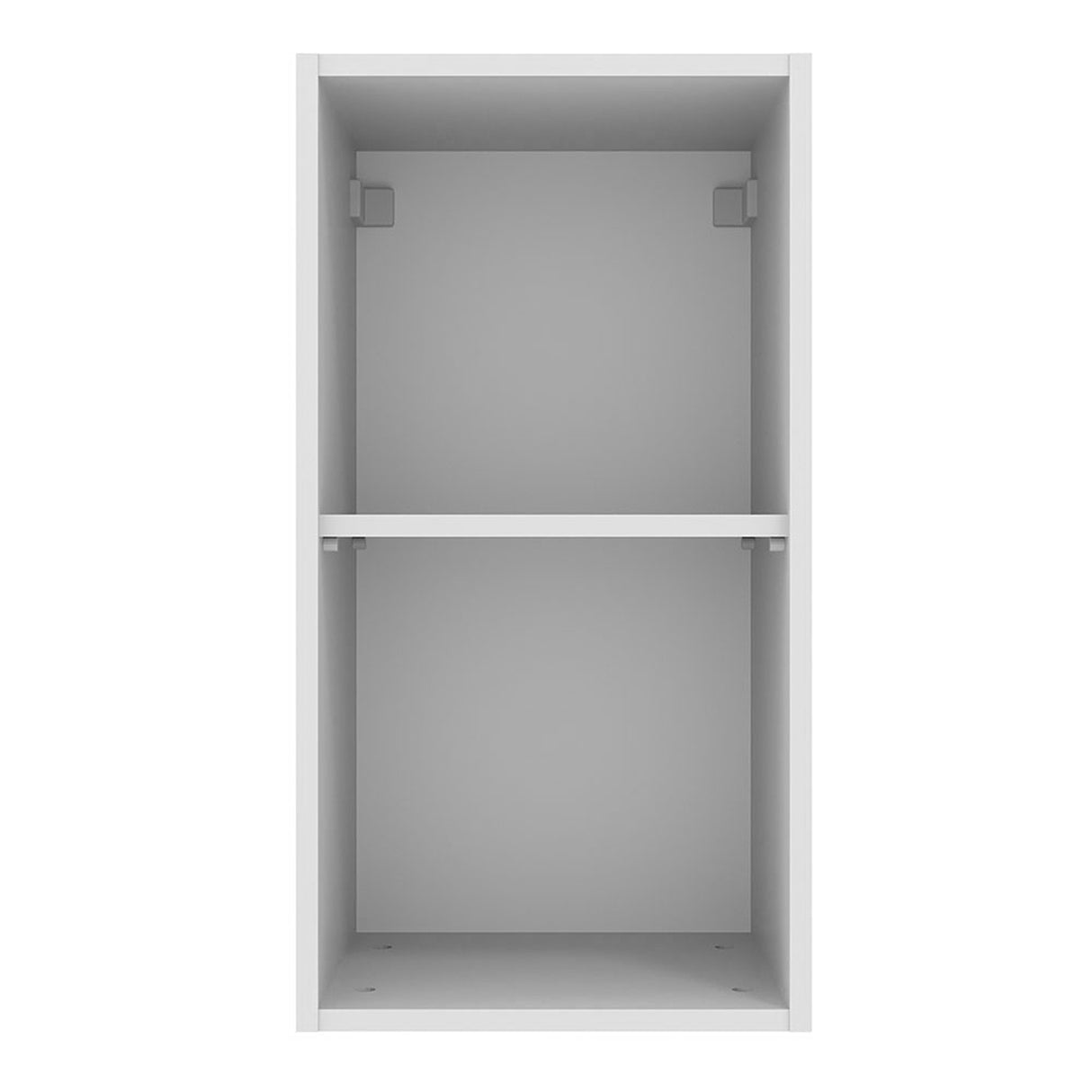 Mueble Superior de Cocina Agata Blanco y Crema 35x66cm con Un Entrepaño - MUEBLES SUPERIORES DE COCINA | Bylmo