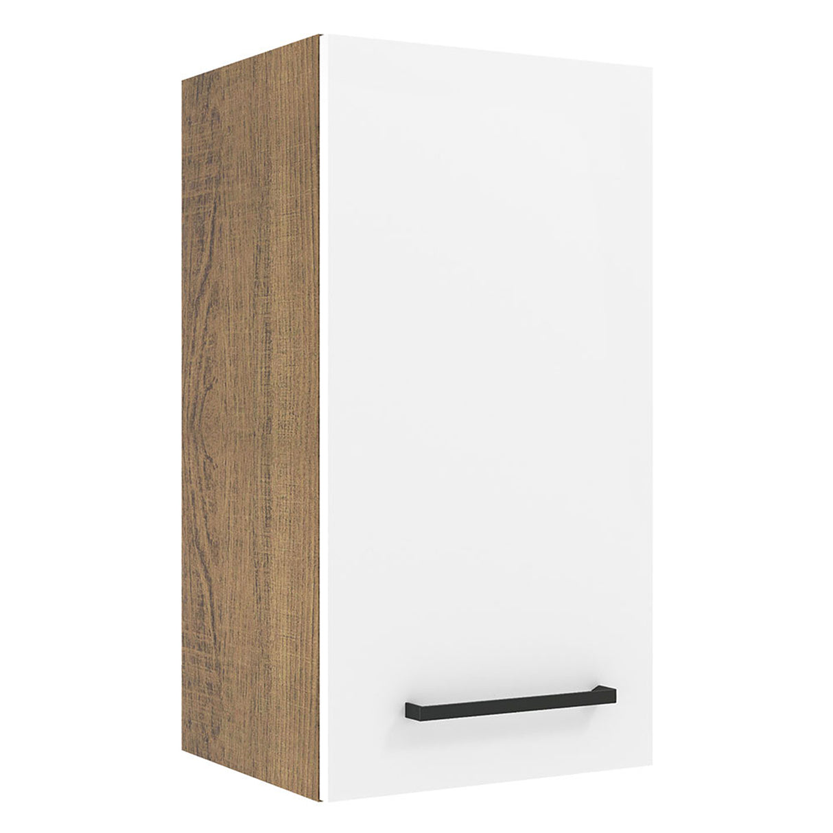Mueble Superior de Cocina Agata Marron y Blanco 35x66cm con Un Entrepaño - MUEBLES SUPERIORES DE COCINA | Bylmo