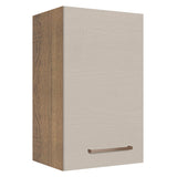 Mueble Superior de Cocina Agata Marron y Crema 40x66cm con Un Entrepaño - MUEBLES SUPERIORES DE COCINA | Bylmo