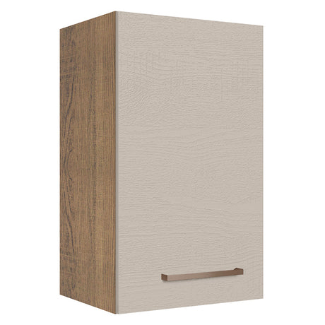 Mueble Superior de Cocina Agata Marron y Crema 40x66cm con Un Entrepaño - MUEBLES SUPERIORES DE COCINA | Bylmo