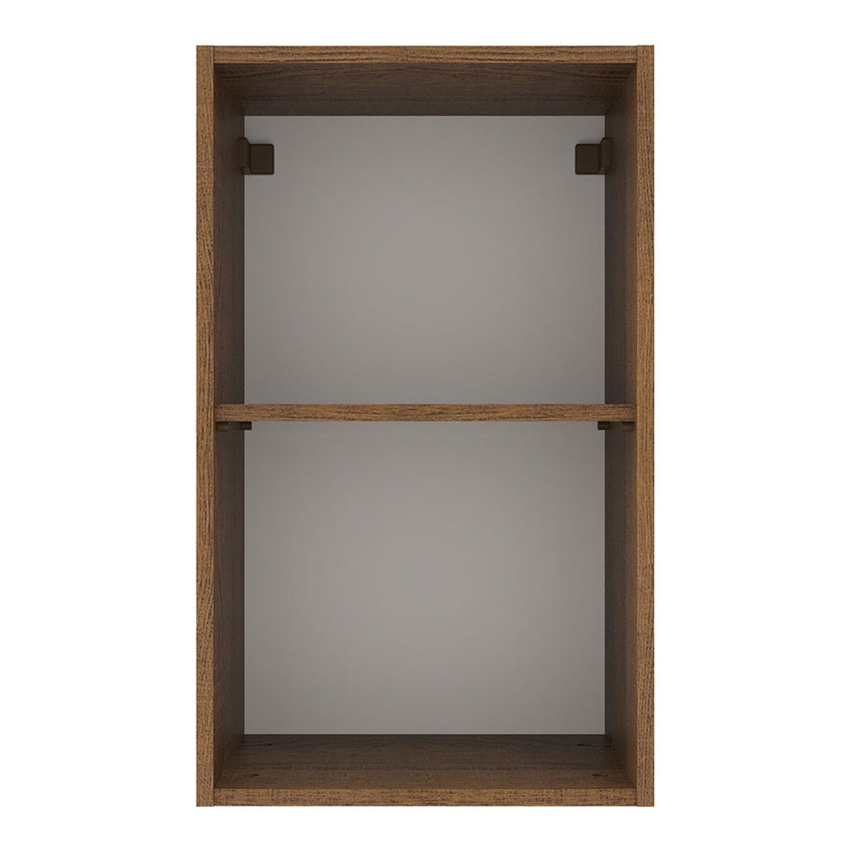Mueble Superior de Cocina Agata Marron y Crema 40x66cm con Un Entrepaño - MUEBLES SUPERIORES DE COCINA | Bylmo