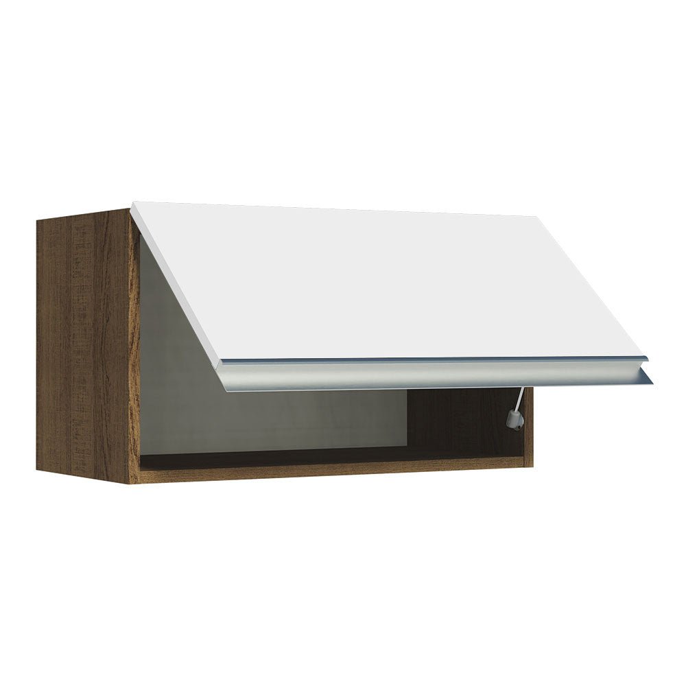 Mueble Superior de Cocina Glamy Marron y Blanco 60x33cm Sin Entrepaños - MUEBLES SUPERIORES DE COCINA | Bylmo