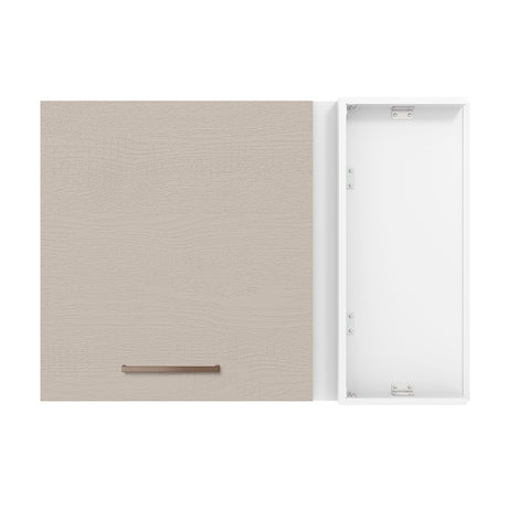Mueble Superior de Cocina Agata Blanco y Crema 94x66cm con Un Entrepaño - MUEBLES SUPERIORES DE COCINA | Bylmo