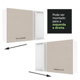 Mueble Superior de Cocina Agata Blanco y Crema 94x66cm con Un Entrepaño - MUEBLES SUPERIORES DE COCINA | Bylmo