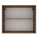 Mueble Superior de Cocina Agata Marron y Crema 80x66cm con Un Entrepaño - MUEBLES SUPERIORES DE COCINA | Bylmo