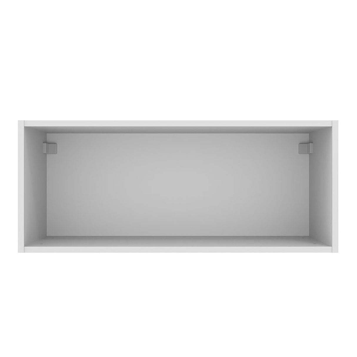 Mueble Superior de Cocina Agata Blanco y Crema 80x33cm Sin Entrepaños - MUEBLES SUPERIORES DE COCINA | Bylmo