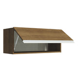 Mueble Superior de Cocina Glamy Marron 80x33cm Sin Entrepaños - MUEBLES SUPERIORES DE COCINA | Bylmo