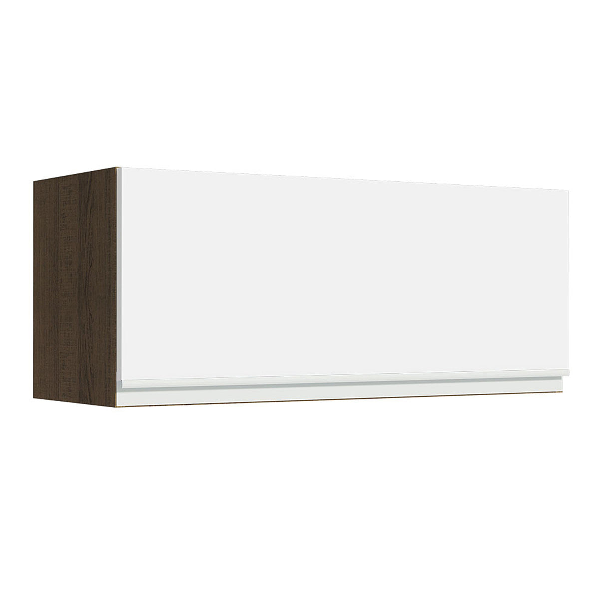 Mueble Superior de Cocina Glamy Marron y Blanco 80x33cm Sin Entrepaños - MUEBLES SUPERIORES DE COCINA | Bylmo