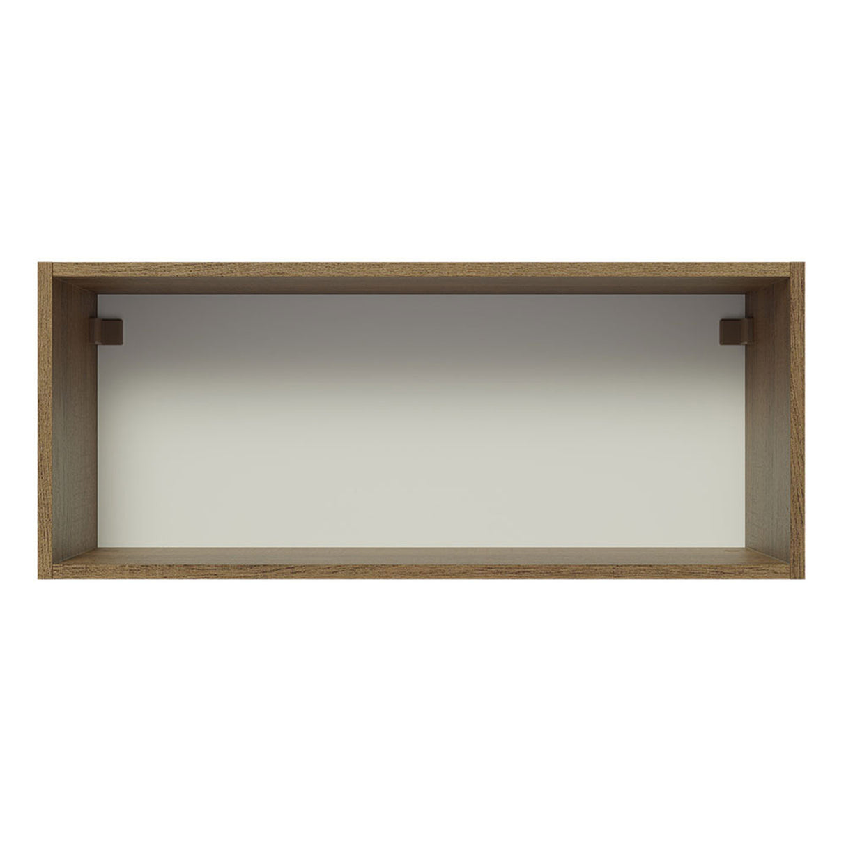 Mueble Superior de Cocina Glamy Marron y Blanco 80x33cm Sin Entrepaños - MUEBLES SUPERIORES DE COCINA | Bylmo