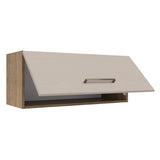 Mueble Superior de Cocina Agata Marron y Crema 80x33cm Sin Entrepaños - MUEBLES SUPERIORES DE COCINA | Bylmo