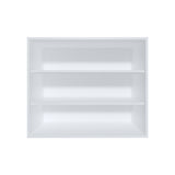 Mueble Superior de Cocina Blanco 91x76.2cm sin Puertas y con Dos Entrepaños - MUEBLES SUPERIORES DE COCINA | Bylmo