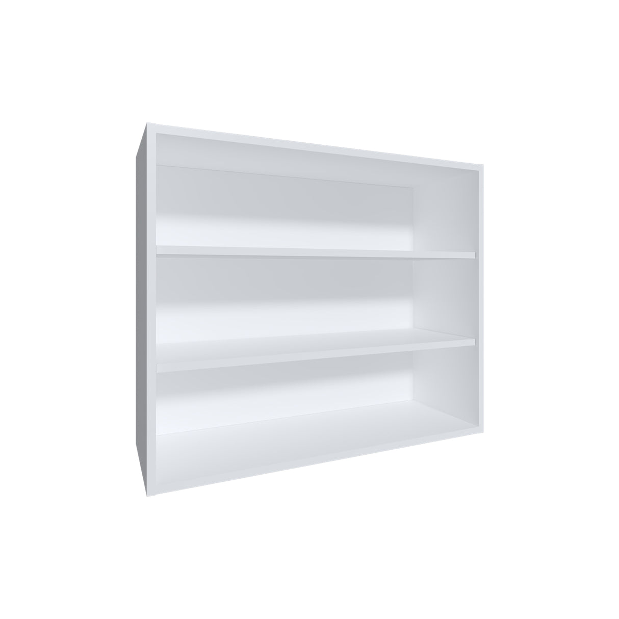 Mueble Superior de Cocina Blanco 91x76.2cm sin Puertas y con Dos Entrepaños - MUEBLES SUPERIORES DE COCINA | Bylmo