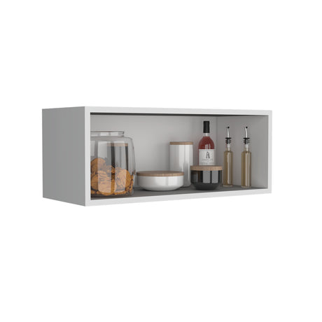 Mueble Superior de Cocina Blanco 76.2x30.4cm sin Puertas y sin Entrepaños - MUEBLES SUPERIORES DE COCINA | Bylmo