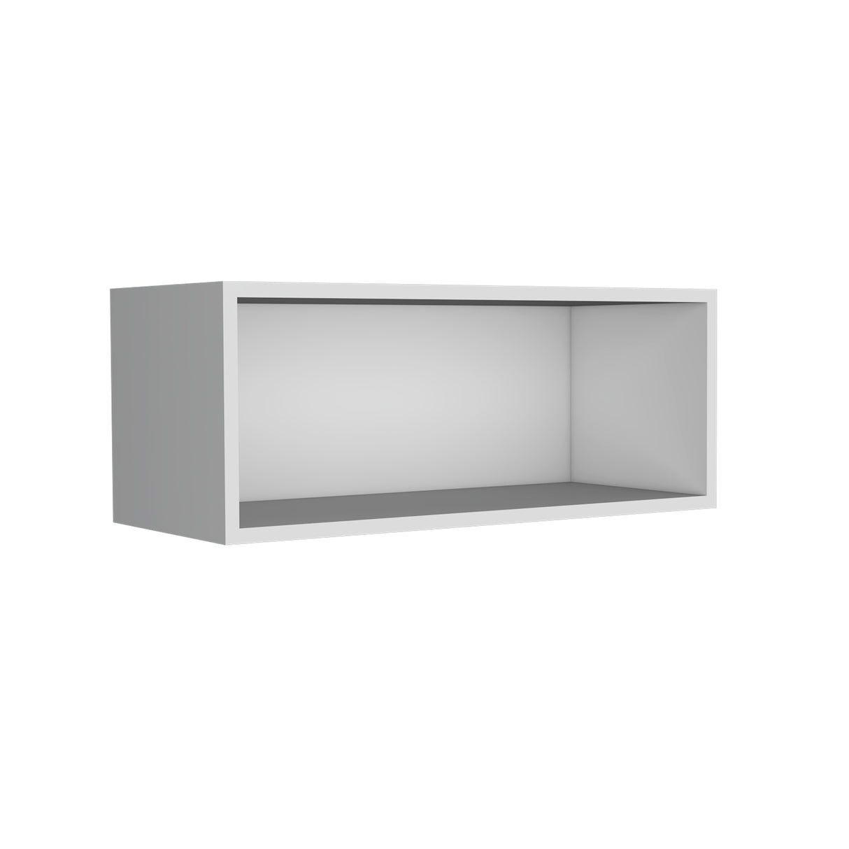 Mueble Superior de Cocina Blanco 76.2x30.4cm sin Puertas y sin Entrepaños - MUEBLES SUPERIORES DE COCINA | Bylmo