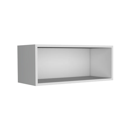 Mueble Superior de Cocina Blanco 76.2x30.4cm sin Puertas y sin Entrepaños - MUEBLES SUPERIORES DE COCINA | Bylmo