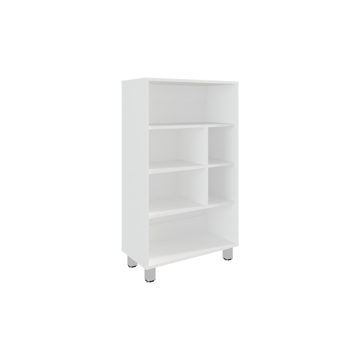 Biblioteca Bellagio Blanco 60x101cm Rectangular Con Seis Compartimientos - BIBLIOTECAS Y ESTANTERIAS | Bylmo