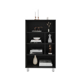 Biblioteca Bellagio Wengue 60x101cm Rectangular Con Seis Compartimientos - BIBLIOTECAS Y ESTANTERIAS | Bylmo