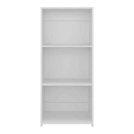 Biblioteca Note Blanco 53.1x120cm Rectangular Con Tres Compartimientos - BIBLIOTECAS Y ESTANTERIAS | Bylmo