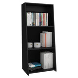 Biblioteca Note Wengue 53.1x120cm Rectangular Con Tres Compartimientos - BIBLIOTECAS Y ESTANTERIAS | Bylmo