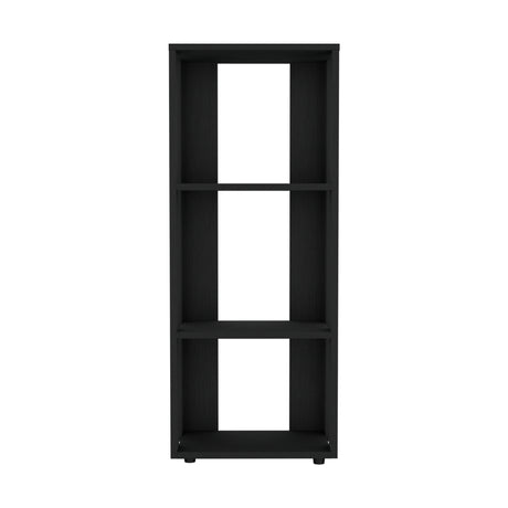 Biblioteca Office Wengue 40x100cm Rectangular Con Tres Compartimientos - BIBLIOTECAS Y ESTANTERIAS | Bylmo