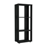 Biblioteca Office Wengue 40x100cm Rectangular Con Tres Compartimientos - BIBLIOTECAS Y ESTANTERIAS | Bylmo