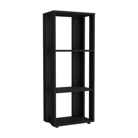 Biblioteca Office Wengue 40x100cm Rectangular Con Tres Compartimientos - BIBLIOTECAS Y ESTANTERIAS | Bylmo