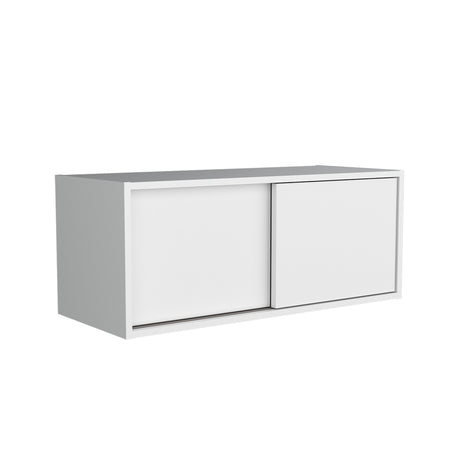 Estanteria Flotante Note Blanco 81x33cm Rectangular Con Un Compartimiento - BIBLIOTECAS Y ESTANTERIAS | Bylmo