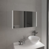Gabinete de Baño Botiquin 80 Blanco 80x50cm Rectangular con Espejo y Un Entrepaño - GABINETES DE BANHO | Bylmo