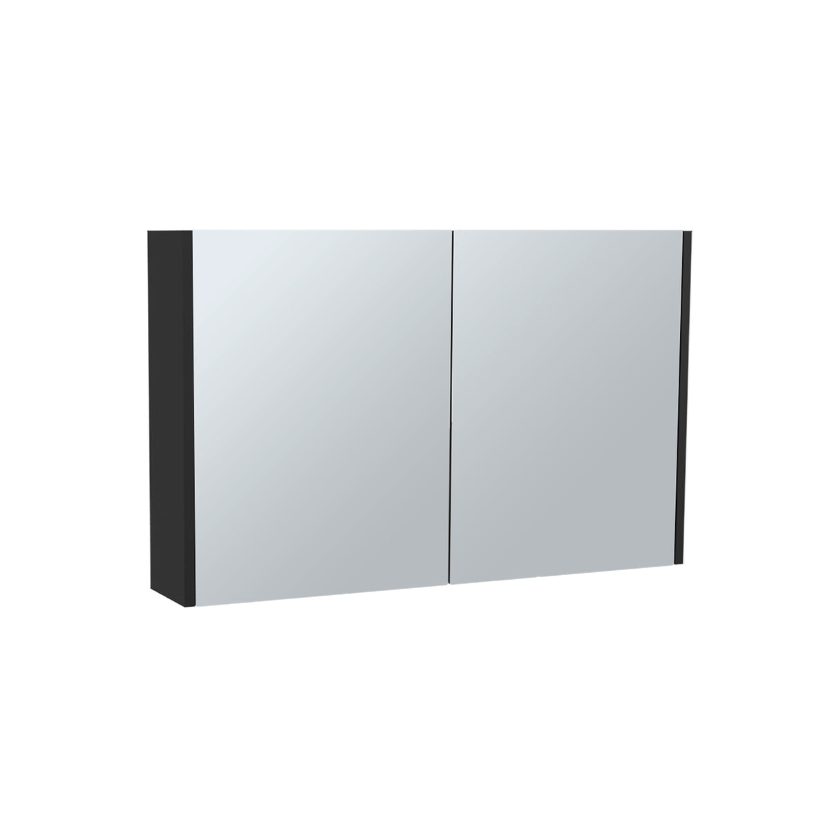Gabinete de Baño Botiquin 80 Wengue 80x50cm Rectangular con Espejo y Un Entrepaño - GABINETES DE BANHO | Bylmo