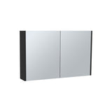Gabinete de Baño Botiquin 80 Wengue 80x50cm Rectangular con Espejo y Un Entrepaño - GABINETES DE BANHO | Bylmo