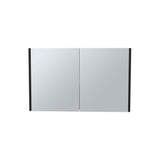 Gabinete de Baño Botiquin 80 Wengue 80x50cm Rectangular con Espejo y Un Entrepaño - GABINETES DE BANHO | Bylmo