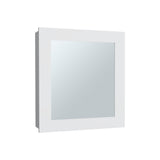 Gabinete de Baño Luma Blanco 47.2x52.2cm Rectangular con Espejo y Un Entrepaño - GABINETES DE BANHO | Bylmo