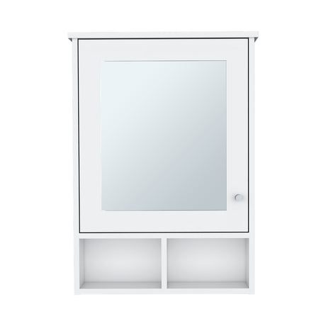 Gabinete de Baño Viña Blanco 53x73.6cm Rectangular con Espejo y Tres Entrepaños - GABINETES DE BANHO | Bylmo