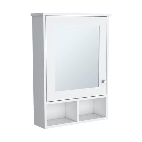 Gabinete de Baño Viña Blanco 53x73.6cm Rectangular con Espejo y Tres Entrepaños - GABINETES DE BANHO | Bylmo