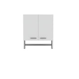 Gabinete de Baño Blanco 45x50cm Rectangular con Espejo y Un Entrepaño - GABINETES DE BANHO | Bylmo