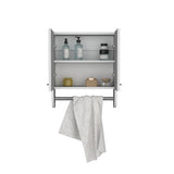Gabinete de Baño Blanco 45x50cm Rectangular con Espejo y Un Entrepaño - GABINETES DE BANHO | Bylmo