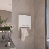 Gabinete de Baño Blanco 45x50cm Rectangular con Espejo y Un Entrepaño - GABINETES DE BANHO | Bylmo