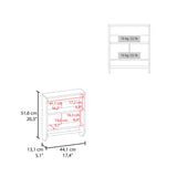 Gabinete de Baño Wengue 45x50cm Rectangular y con Un Entrepaño - GABINETES DE BANHO | Bylmo